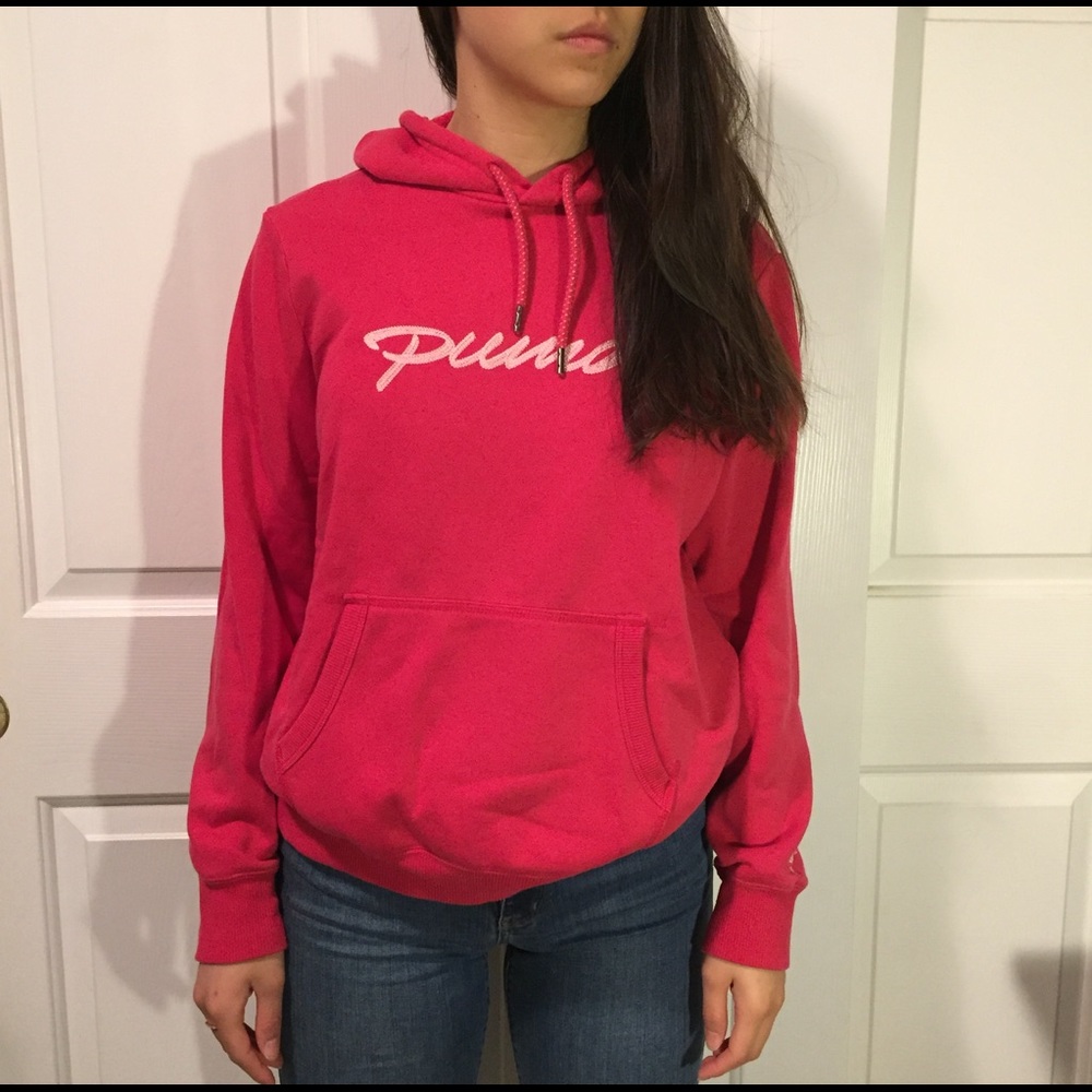 Puma Pink/Red Hoodie